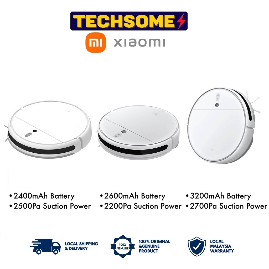 Xiaomi Smart Robot Vacuum Cleaner 1C 2C 3C Floor Sweeping Droid MOP