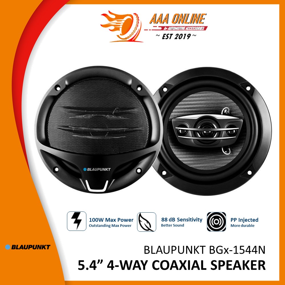 BLAUPUNKT Car Speaker 6.6" 4Way Quadaxial BGX1664N