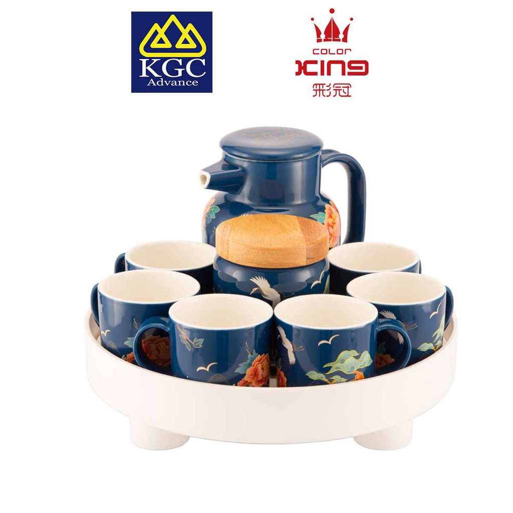 Color King Drinkware Set of 9 (Imperial Peony Series) Shopee Malaysia