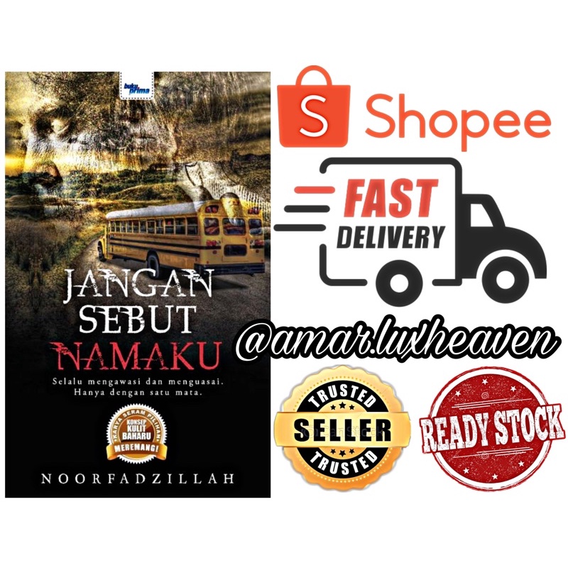 Novel Jangan Sebut Namaku, Noorfadzillah- Buku Prima (Preloved)