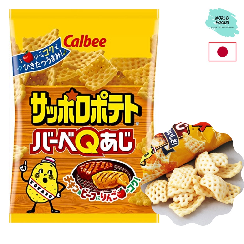 Japan Calbee Sapporo Potato Barbeque 85g Potato chips | Shopee Malaysia