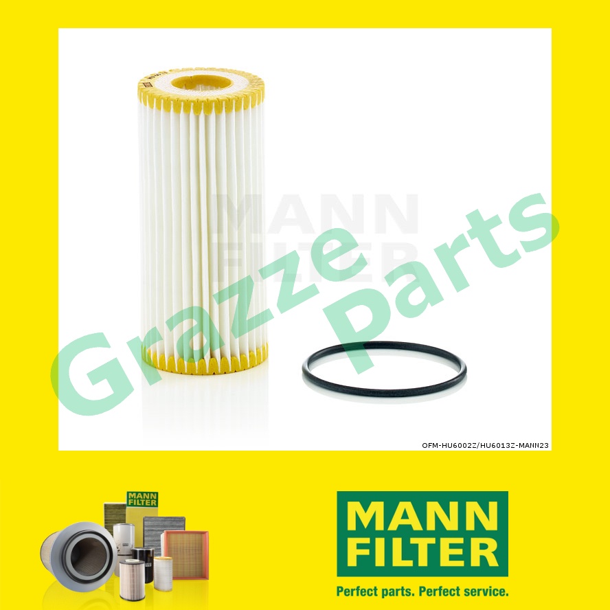 100% Original Mann Oil Filter HU6002Z HU 6002 Z = HU6013Z HU 6013 Z for Audi TT TTS TTRS III FV 1.8 