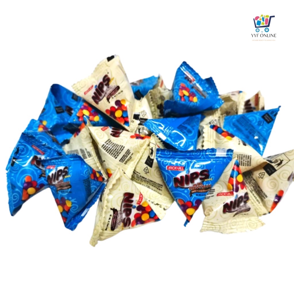 Nips Minis Candy Coated Chocolate Milk Chocolate / White Chocolate