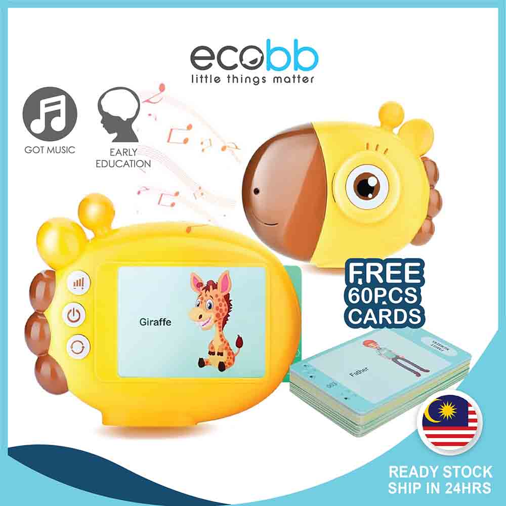English Card Early Education Toy Flash Card Kids Preschool Learning