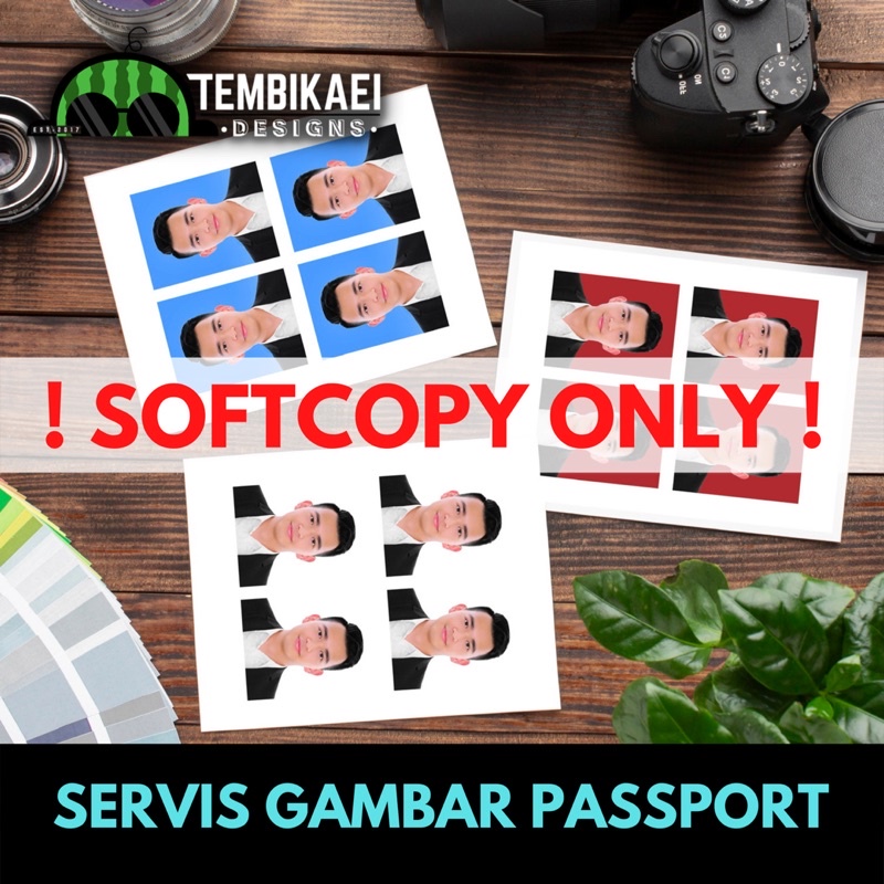 (SOFTCOPY SAHAJA) EDIT GAMBAR PASSPORT ONLINE PELBAGAI WARNA BACKGROUND | PASSPORT PHOTO EDITING | SAIZ PASSPORT