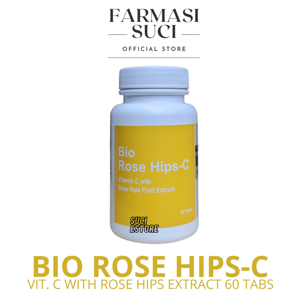 Bio Rose Hipsc 60 Tablets Vitamin C with Rose Hips Fruit Extract