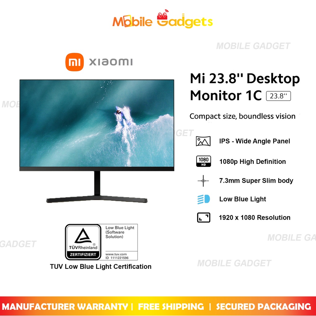 Xiaomi 23.8" Desktop Monitor 1C 1080p HighDefinition Low Blue