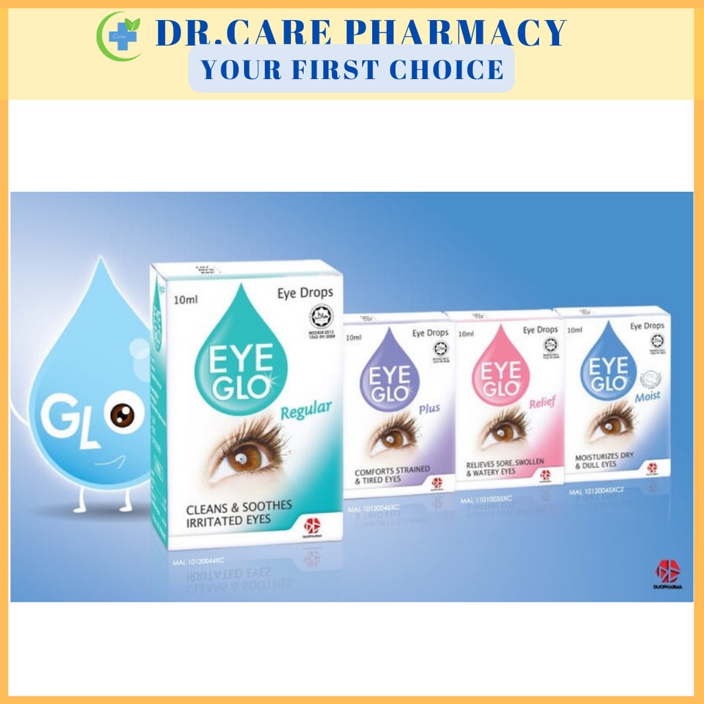 Eye Glo Eye Drops Regular/Plus/Moist/Relief 10mL Shopee Malaysia