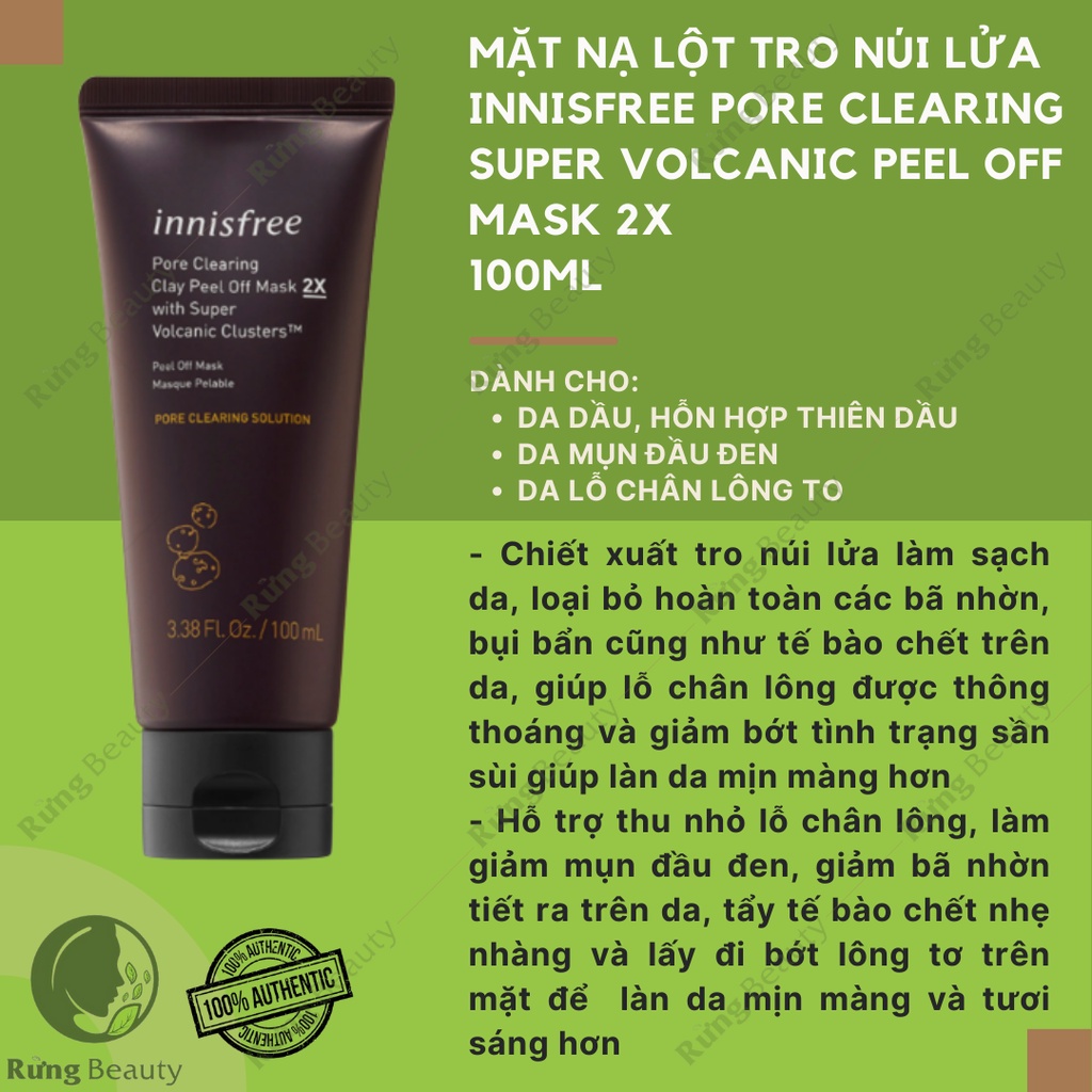 Innisfree SUPER VOLCANIC PEEL OFF MASK 2X Shopee Malaysia