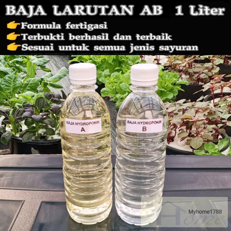 Baja Larutan AB 1 Liter ( 500ML Baja A + 500ML Baja B) Untuk Tanaman ...