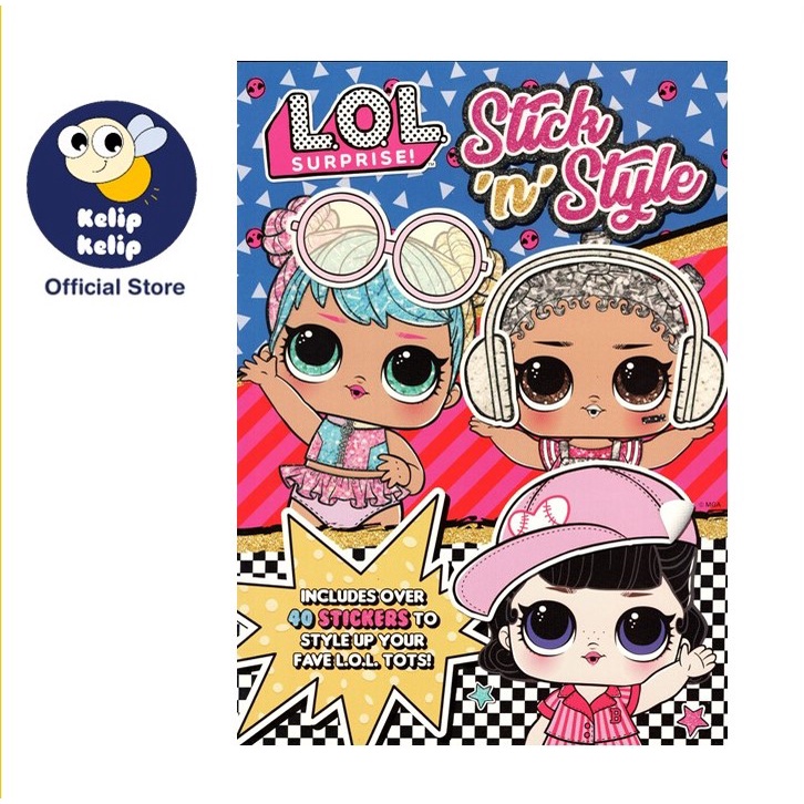 LOL Surprise Sticker Book Activity For Kids With Stick & Style ...