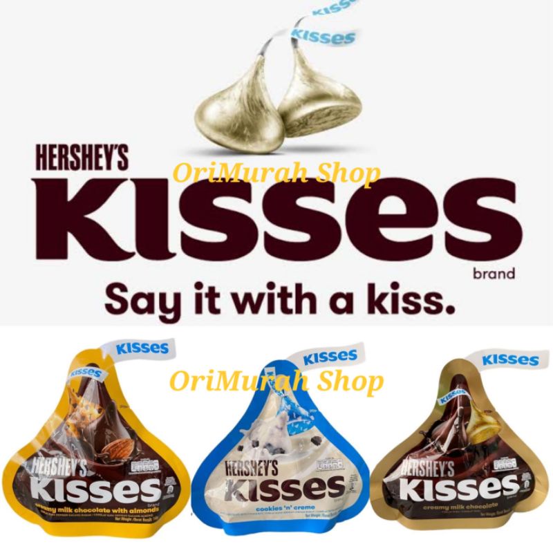 Hersheys Kisses Milk Chocolate Almonds Cookies N Creme 146 Gr Chocolate ...