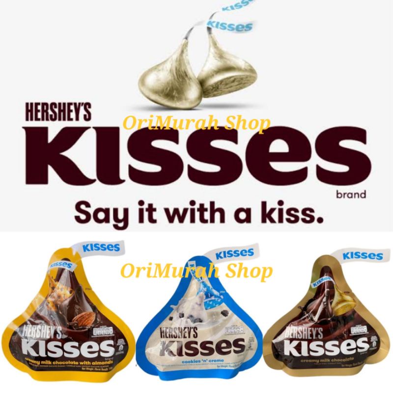 Hersheys Kisses Milk Chocolate Almonds Cookies N Creme 146 Gr Chocolate