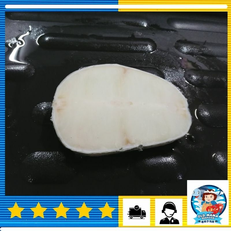 Chilean Sea Bass Cod Fish Steak Bone In / 智利银鳕鱼有骨 (200-250gm/pcs) - Old Mama Seafood