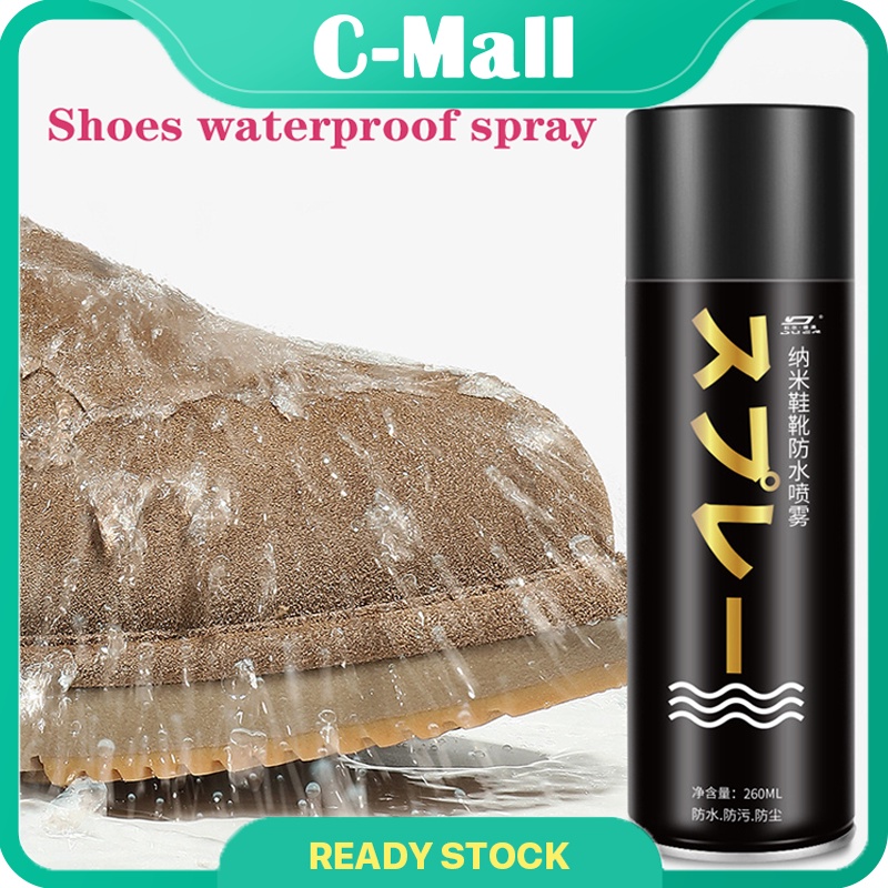 CMall 260ML Sneaker Shoe Waterproof Spray Water Repellent Spray Shoes Waterproof Spray Nano