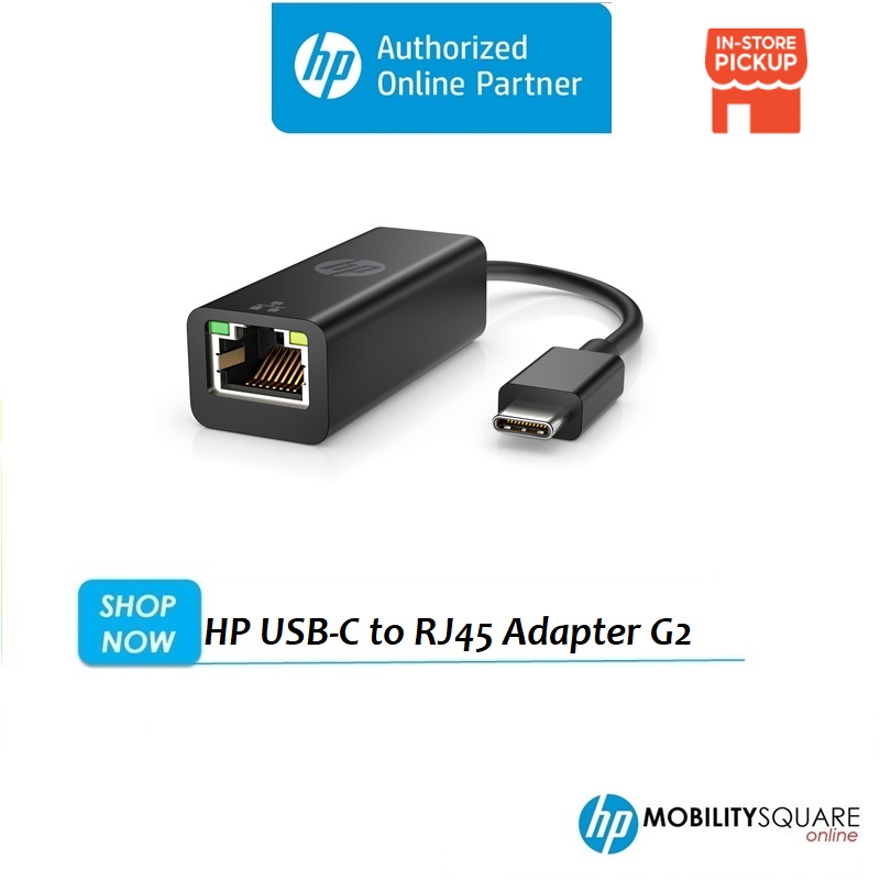 HP USBC to RJ45 Adapter G2 4Z527AA Shopee Malaysia