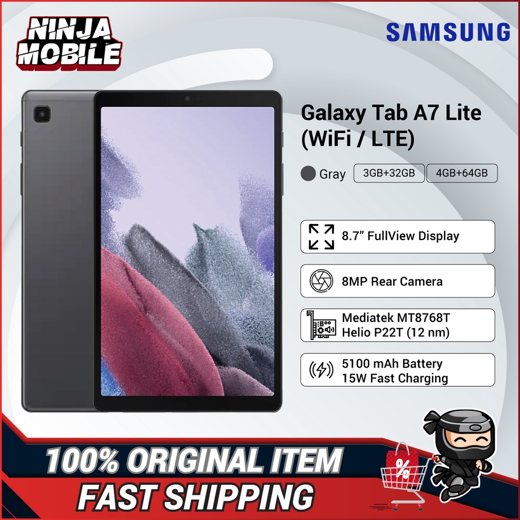 Samsung Galaxy Tab A7 Lite 8.7" [T220/T225] / TabA7 10.4" [T500/T505] (3GB+32GB)(4GB+64GB