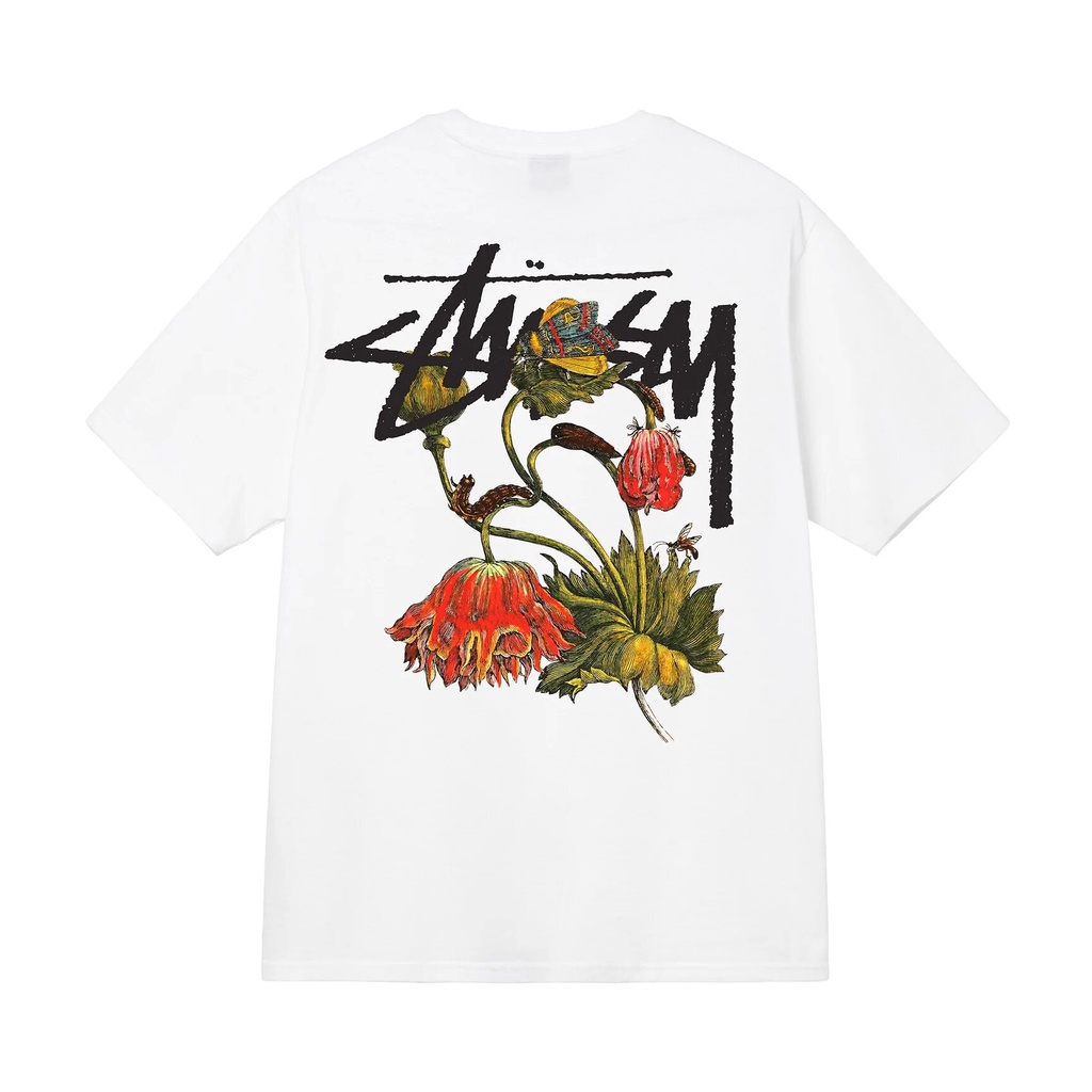 Stussy Withred Flower Tee Short Sleeves T-shirt | Shopee Malaysia