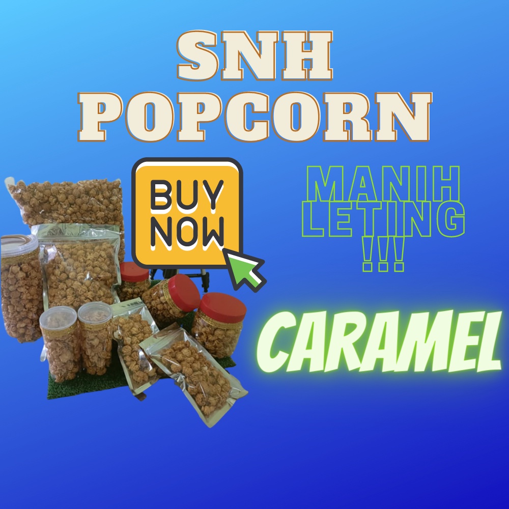 Freshly Made Golden Caramel Mushroom Popcorn Balang Shopee Malaysia