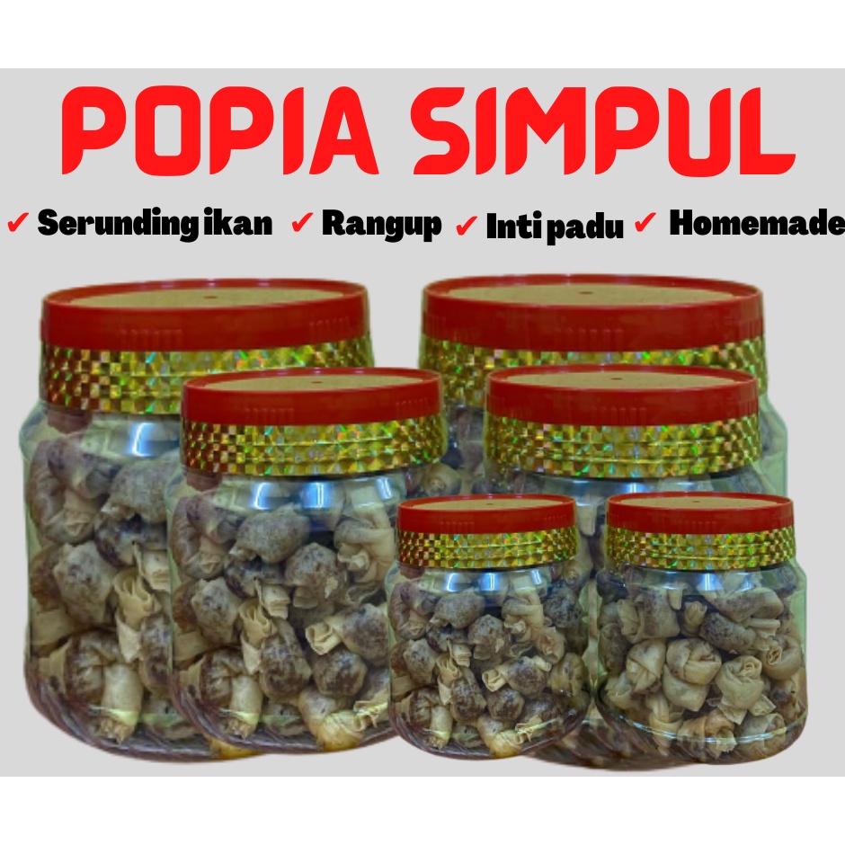 POPIA SIMPUL KASIH SERUNDING IKAN ISI PADU ( READY STOCK ) | Shopee ...