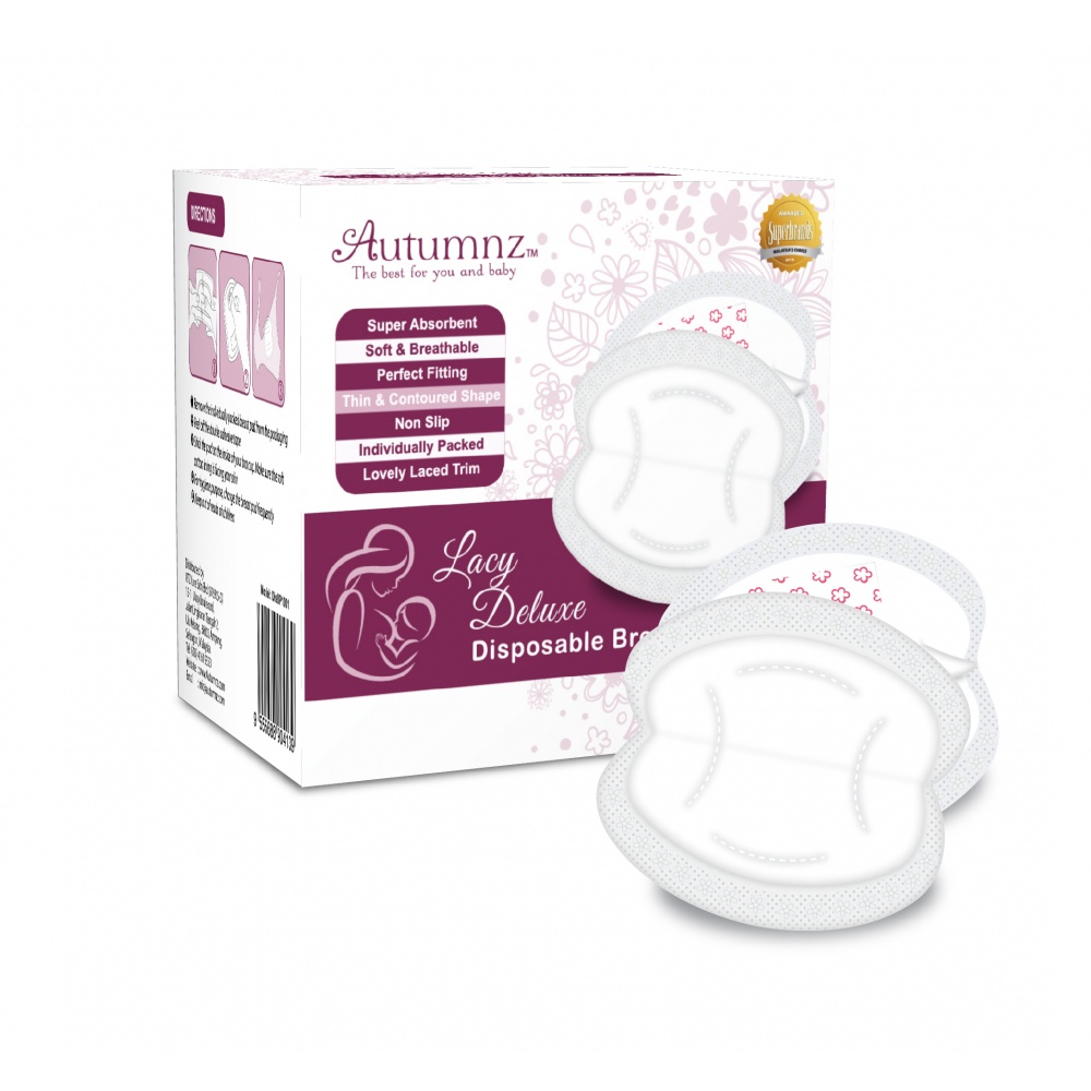 AUTUMNZ LACY DELUXE THICK Disposable Breastpads Breastfeeding Pad