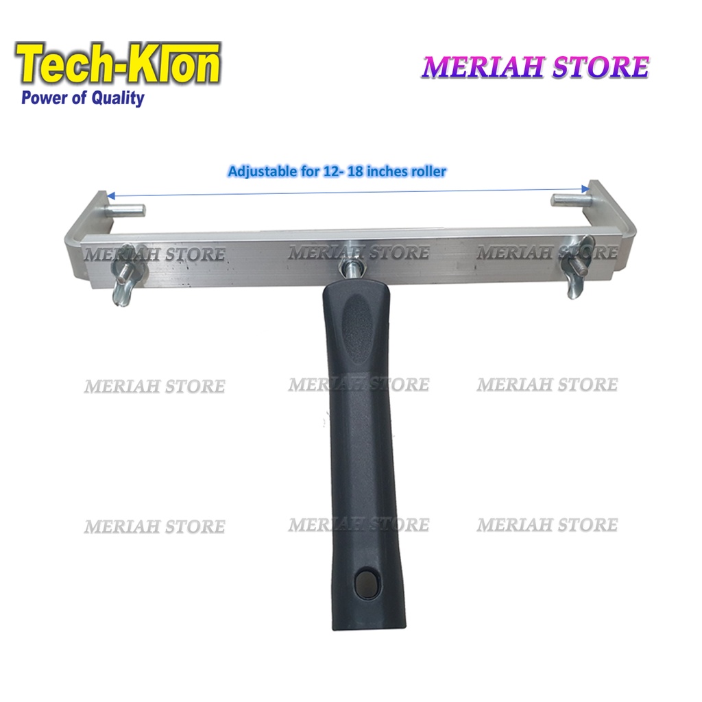 TECH KLON Aluminum Adjustable Roller Paint Holder and Roller Refill (18 Inch / 18” / 450mm)