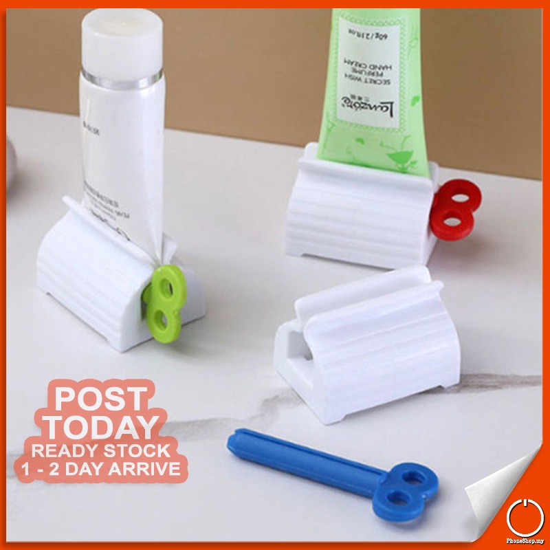 Rolling Toothpaste Squeezer Portable Multipurpose Manual Dispenser Bathroom Accessories Pemicit Ubat Gigi 牙膏挤压器