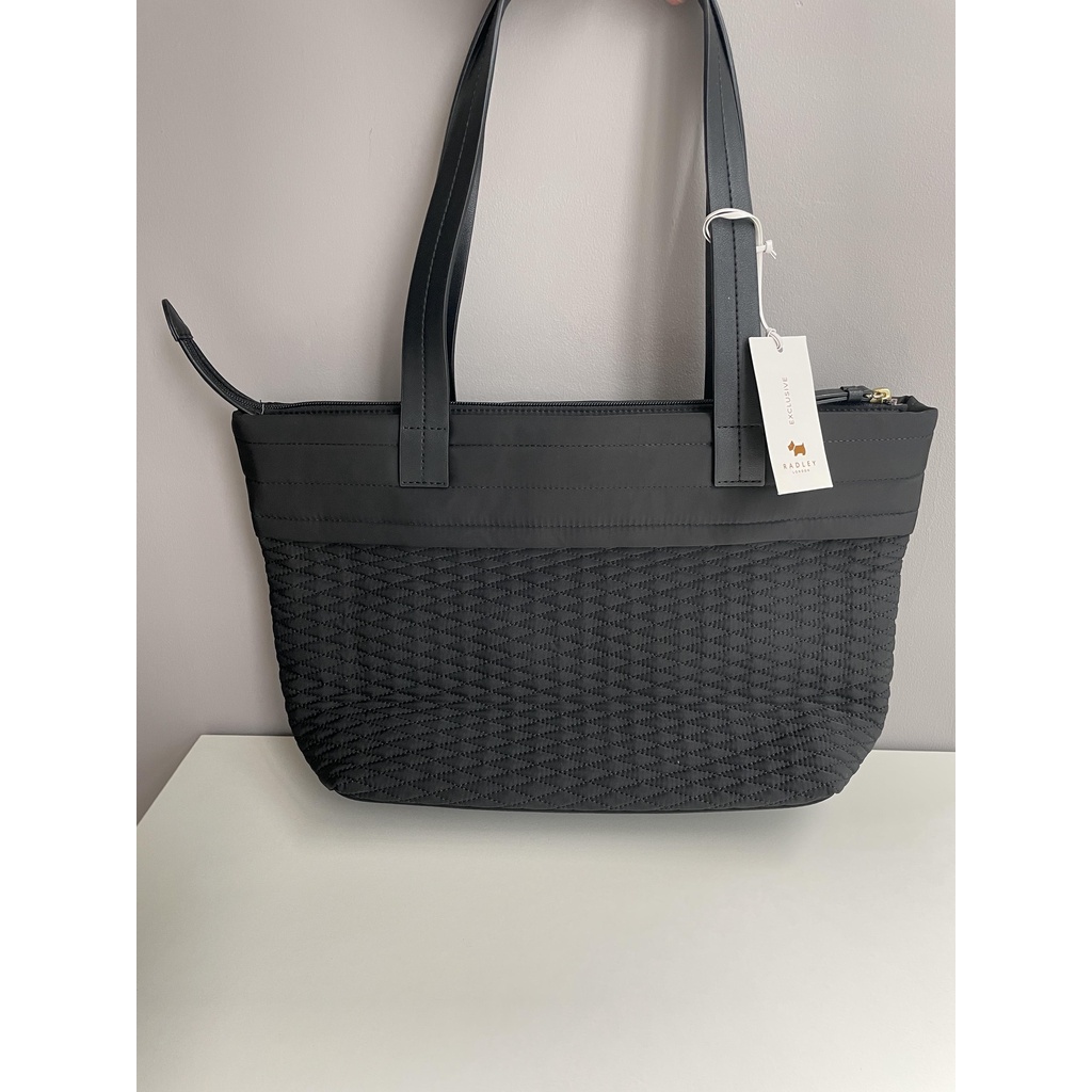 Radley Penton Mews Medium Zip Top Tote Black Shopee Malaysia