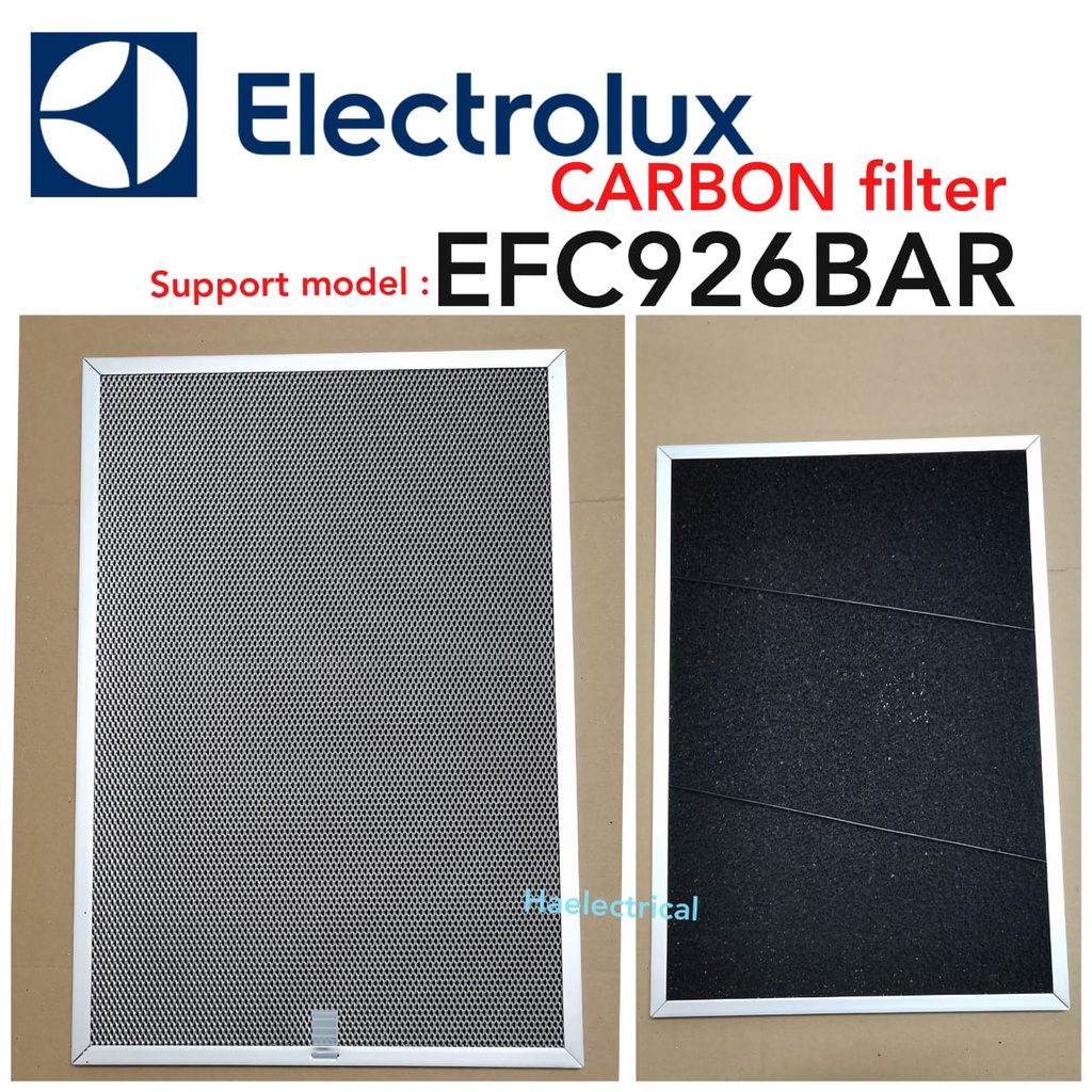Electrolux EFC926BAR Cooker Hood CARBON Filter EFC926BAR 260mm x 377mm