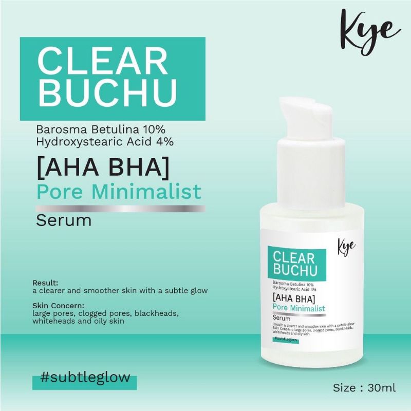 Kye CLEAR BUCHU AHA BHA MINIMALIST SERUM 30ml