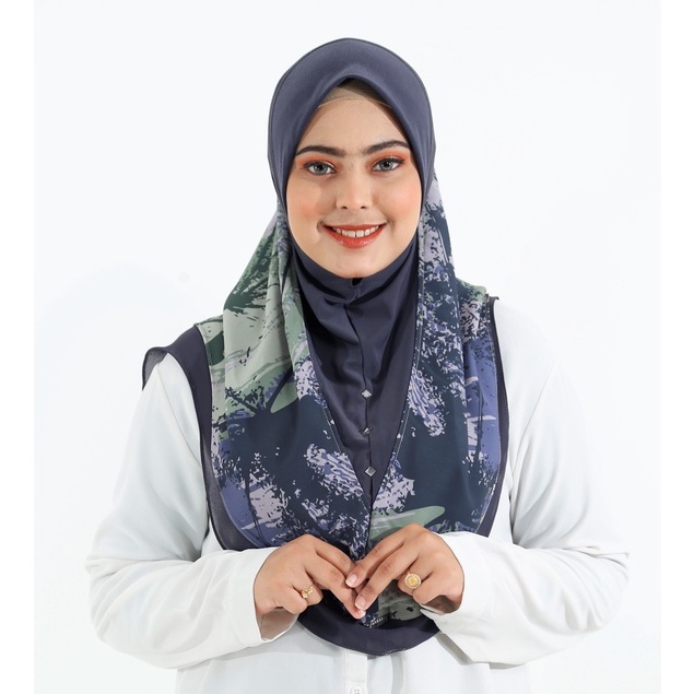 Alfaro Tudung Sarung Chiffon 2 Layer Printed - Size M | Shopee Malaysia