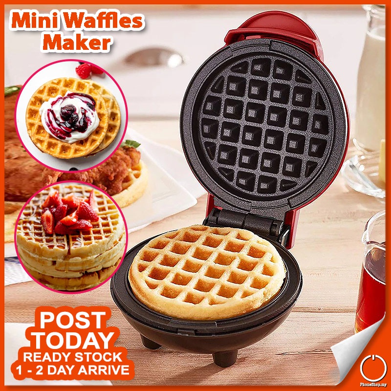 - Mini Waffle Maker Machine Mesin Sandwich Egg Cake Electric Oven Pancake Eggette DIY Breakfast Pot 華夫餅機 雞蛋仔機