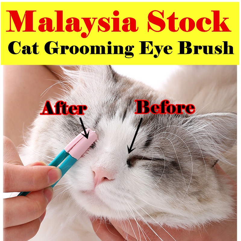 LOCAL STOCK Cat Tear Stain Cleaner Pet Eye Wipes Eye Mucus Remover Comb