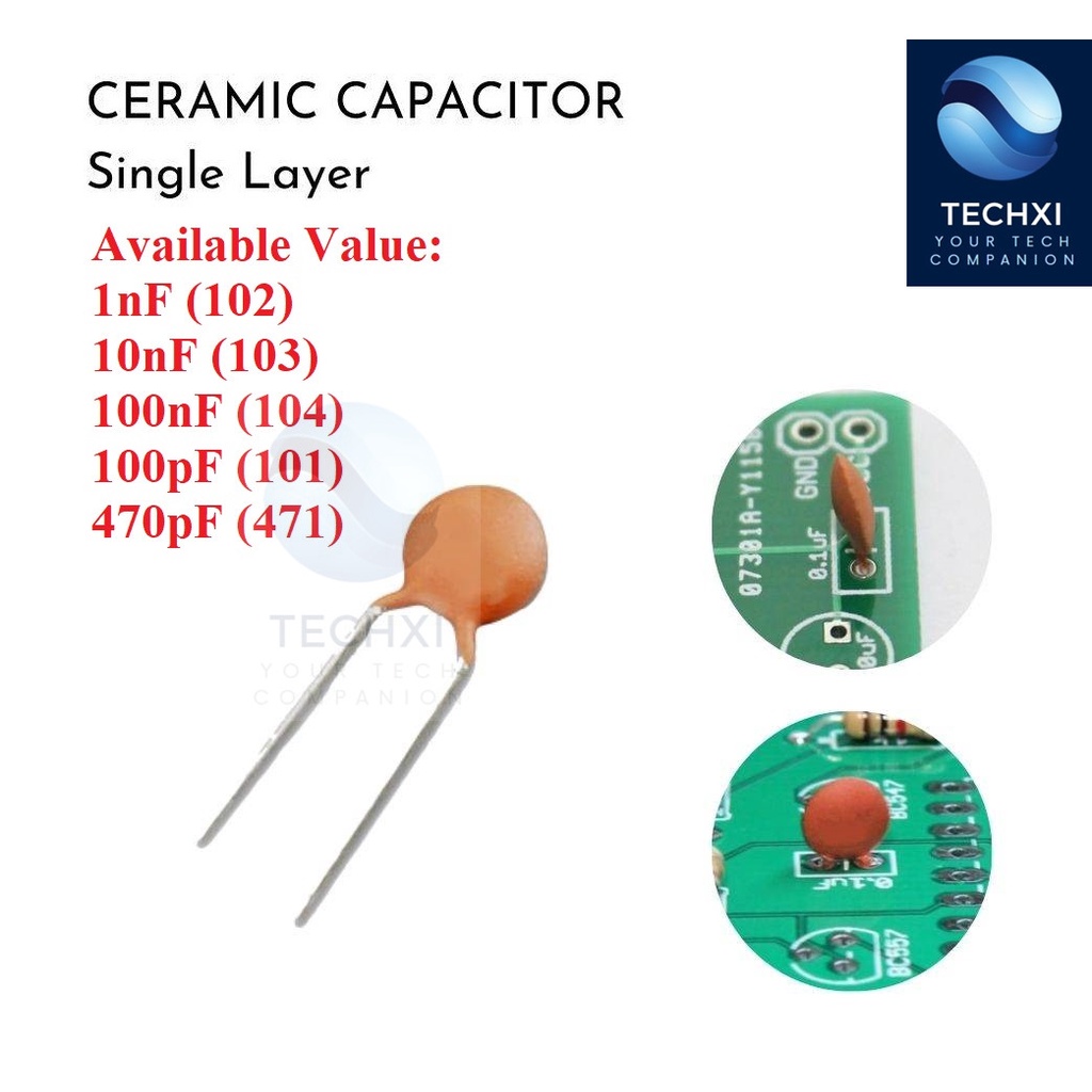 Ceramic Capacitor (101/102/103/104/471)