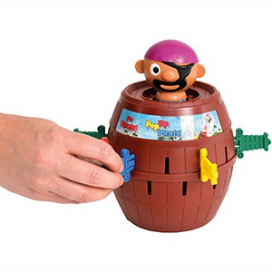 Pirate Party Toys Barrel Uncle Sword Game Pirates Barrels Pirate Crisis Barrels Novel and Whimsy Toy Mainan Lanun Lompat