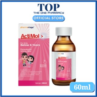 Actimol Paracematol Suspension For Kids 250mg/5ml & 100mg/5ml -60ml ...