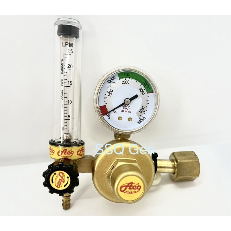 Aco Co2 Gas Pressure Regulator Mig Co2 Gas Flowmeter Mig Flowmeter Regulator Co2 Gauge 3791