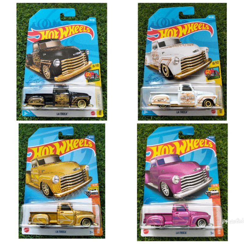 HOT WHEELS 2021 2022 LA TROCA HW ART CARS/ HOT TRUCKS ASST Shopee