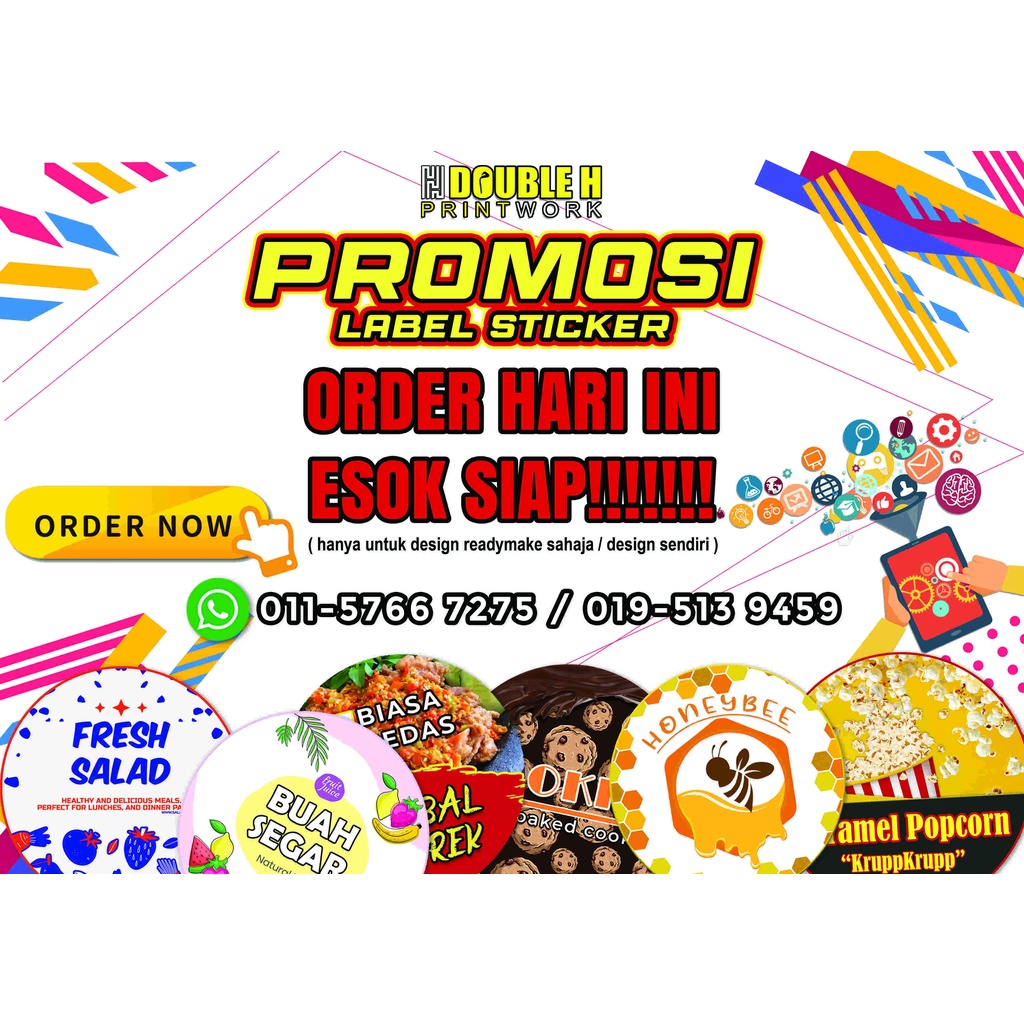 Sticker Label Product Termurahh PETAK 6CM Shopee Malaysia