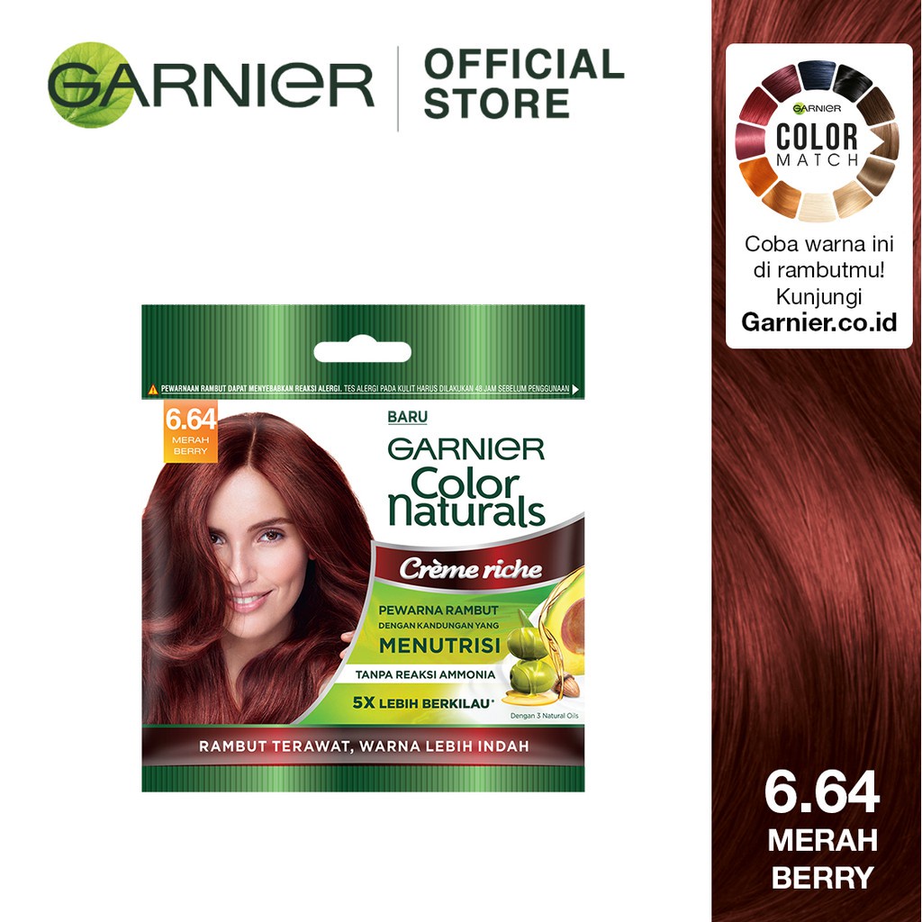 GARNIER COLOR NATURALS ULTRA COLOR HAIR DYE COLOUR 20ML/30ML | Shopee  Malaysia