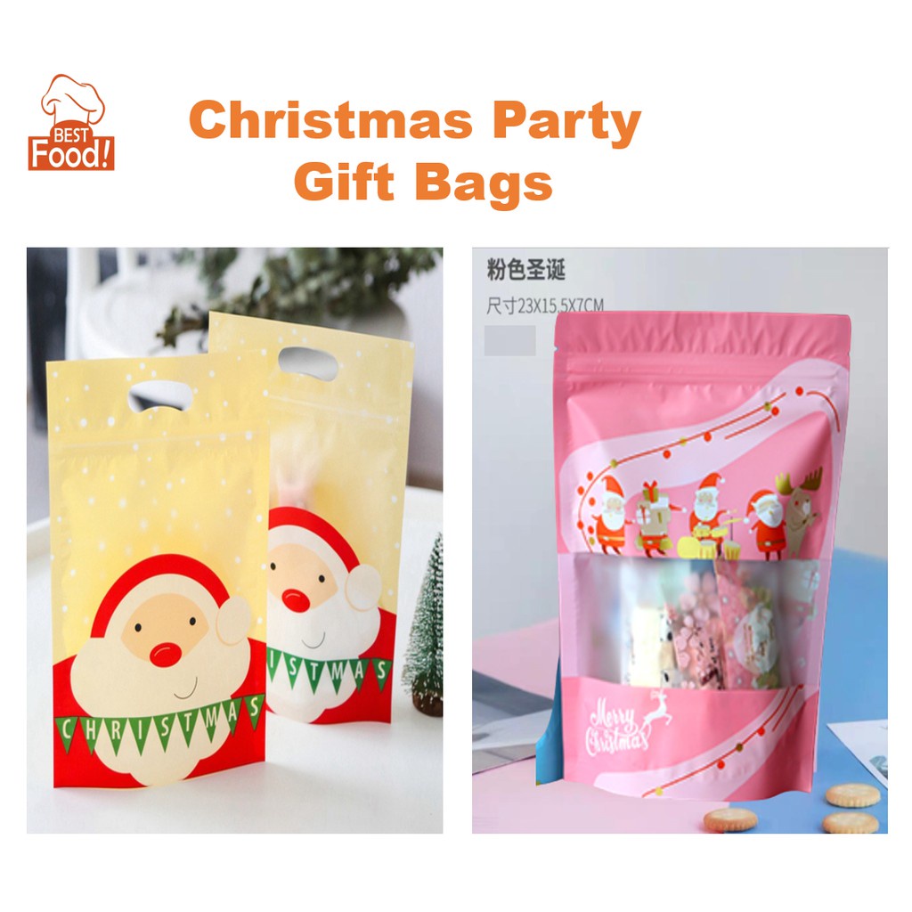 (20/50 pcs) Ziplock Plastics Bag for Christmas Celebrations Shopee
