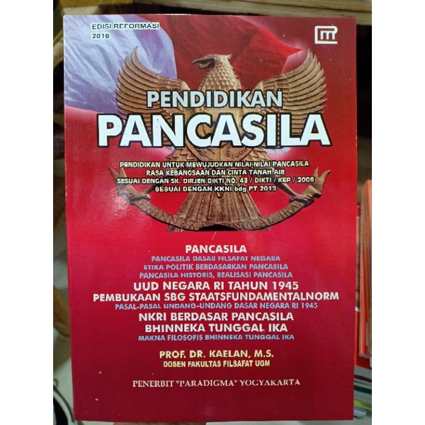 MATA Pancasila Education Kaelan Book Guide Book General College Eyes ...