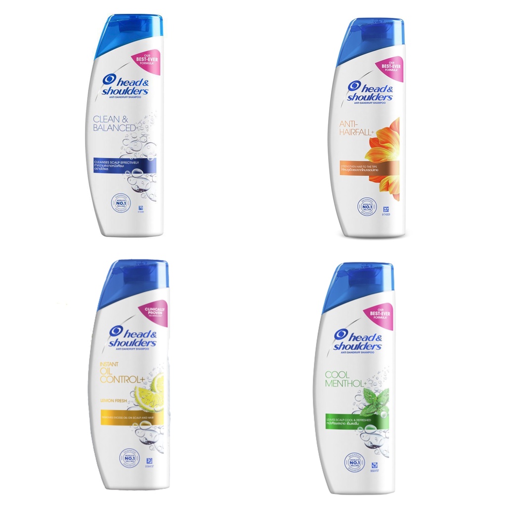 Head & Shoulders Anti-Dandruff Shampoo 330ml | Cool Menthol / Clean ...