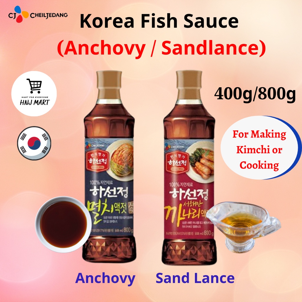 Korea CJ Fish Sauce for Making Kimchi /Cooking / Seasoning Sandlance