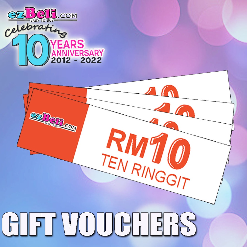 EZBELI 10 Years Anniversary GIFT VOUCHER RM10