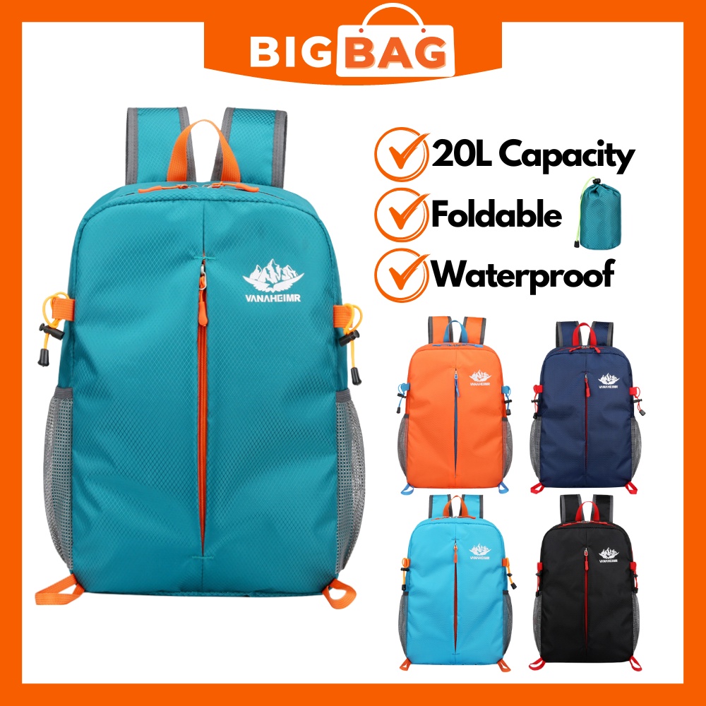Foldable Backpack 20L Hiking Backpack Beg Hiking Kecil Hiking Bag Small ...