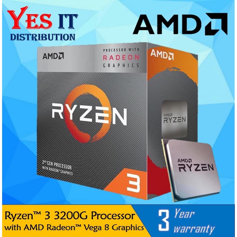 Amd Ryzen 3 30g Processor With Amd Radeon Vega 8 Graphics Shopee Malaysia