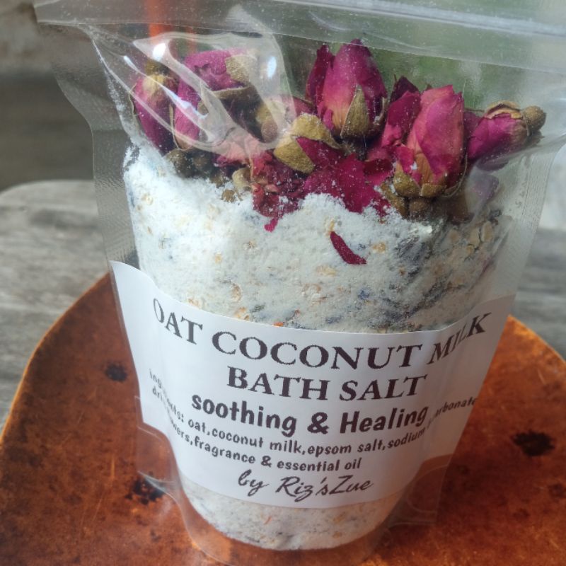 Oat Coconut Milk Bath Salt Shopee Malaysia