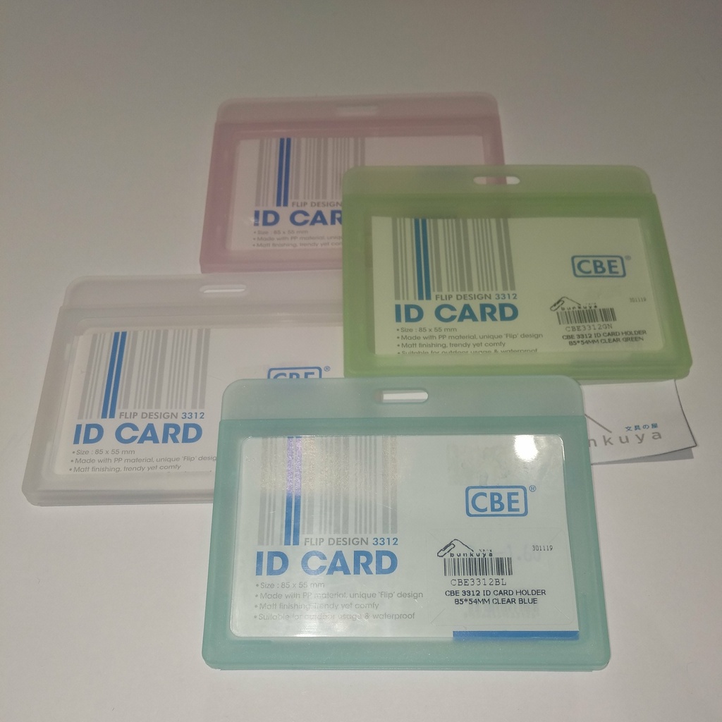 CBE ID Card Holder Clear 3312 Shopee Malaysia
