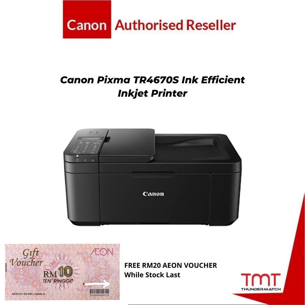 Canon Pixma TR4670S Ink Efficient Inkjet Printer Print,Scan,Copy,Fax